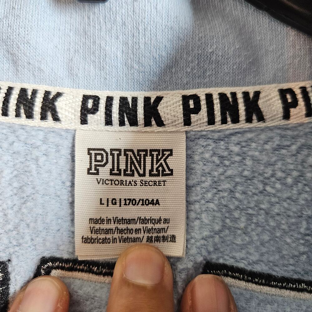 Pink pullover Sweatshirt Size Large - Picture 2 of 5